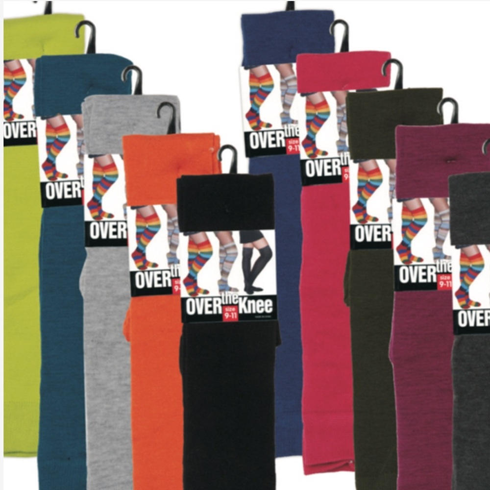 💕12 Pair! Sexy Women’s Over the Knee Socks - Picture 6 of 11
